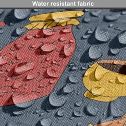 Lunarable Food Art Dog Crate Cover, Autumn Cozy Cartoon Sketchy Pattern Of Pie Bottle Jar And Hearts, Easy To Use Pet Kennel Cover For Small Dogs Puppies Kittens, 48 Inch, Slate Blue And Dark Pink 22 Lunarable Food Art Dog Crate Cover, Autumn Cozy Cartoon Sketchy Pattern Of Pie Bottle Jar And Hearts, Easy To Use Pet Kennel Cover For Small Dogs Puppies Kittens, 48 Inch, Slate Blue And Dark Pink -Zoo Shop 6102P7qaI4L