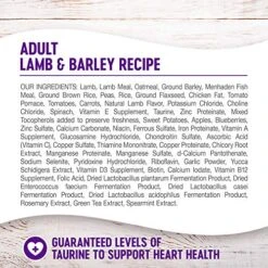 Wellness Complete Health Dry Dog Food With Grains, Natural Ingredients, Made In USA With Real Meat, All Breeds, For Adult Dogs (Lamb & Barley, 5-Pound Bag) -Zoo Shop 6109AOvHUBL