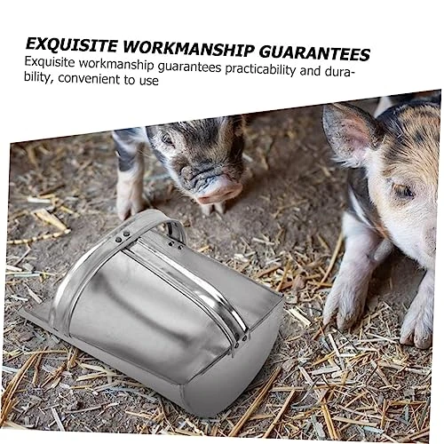 SECFOU 1pc Feed Added Substance Shovel Home Tools Stainless Steel Spoon Outdoor Tools Metal Food Scoops Food Scoop For Animals Horse Grain Scoop Multi-functional Shovel Useful Feed Scoop 5 SECFOU 1pc Feed Added Substance Shovel Home Tools Stainless Steel Spoon Outdoor Tools Metal Food Scoops Food Scoop For Animals Horse Grain Scoop Multi-functional Shovel Useful Feed Scoop - Image 3