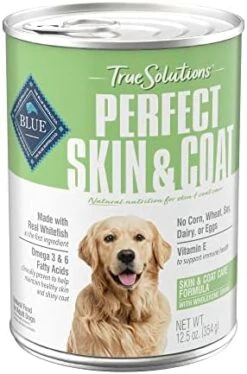 Blue Buffalo True Solutions Perfect Skin & Coat Natural Adult Dry Dog Food, Salmon 24-lb -Zoo Shop 6154LMNOIwL. AC
