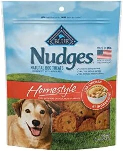 Blue Buffalo Nudges Homestyle Natural Dog Treats, Chicken, 16oz Bag -Zoo Shop 615VqVdbP5L. AC
