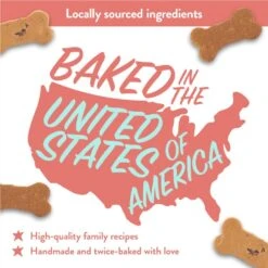 Crafted By Humans Loved By Dogs Portland Pet Food Company All-Natural Dog Treat Biscuits Multipack (3 X 5 Oz Bags) – Bacon Flavor – Grain-Free, Gluten-Free, Human-Grade, Limited Ingredients -Zoo Shop 617OapFD0QL