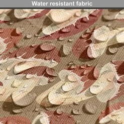 Ambesonne Mushroom Dog Crate Cover, Organic Food Porcini Mushroom With Vintage Grunge Display Harvest Farmland, Easy To Use Pet Kennel Cover For Small Dogs Puppies Kittens, 18 Inch, Cocoa Brown Beige -Zoo Shop 61EEGAOVF3L