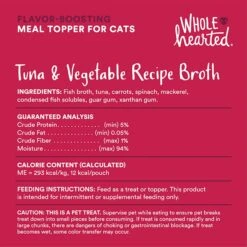 WholeHearted Flavor-Boosting Wet Cat Meal Topper Broths Variety Pack, 1.4 Oz., Count Of 12 -Zoo Shop 61FqbpEmN7L