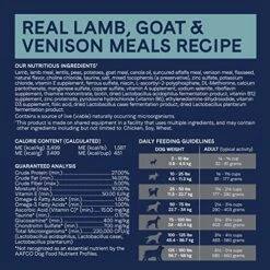 Canidae Pure Real Lamb, Goat & Venison Meals Recipe Adult Dry Dog 4 LB -Zoo Shop 61GYGjkuvzL