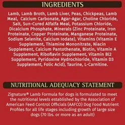 Zignature Lamb Canned Dog Food 13oz, Case Of 12 -Zoo Shop 61I9Lmeup1L