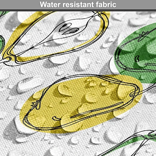 Ambesonne Fruit Dog Crate Cover, Fresh Pear Slices Leaves Juicy Organic Food Eat Summer Garden Pattern, Easy To Use Pet Kennel Cover For Small Dogs Puppies Kittens, 22 Inch, Green Earth Yellow White 9 Ambesonne Fruit Dog Crate Cover, Fresh Pear Slices Leaves Juicy Organic Food Eat Summer Garden Pattern, Easy To Use Pet Kennel Cover For Small Dogs Puppies Kittens, 22 Inch, Green Earth Yellow White - Image 7
