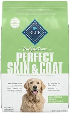Blue Buffalo True Solutions Perfect Skin & Coat Natural Adult Dry Dog Food, Salmon 24-lb -Zoo Shop 61Nz2aZYSZL. AC