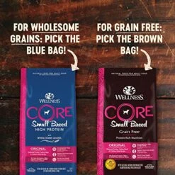 Wellness CORE Grain-Free High-Protein Small Breed Dry Dog Food, Natural Ingredients, Made In USA With Real Meat (Adult, Healthy Weight, 12-Pound Bag) -Zoo Shop 61PO7JCDb3L