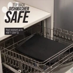 Leashboss Dog Mat For Food And Water Bowls, Silicone Waterproof Cat And Dog Feeding Mats For Floor, Non Slip With Raised Edges To Prevent Spills, Rubber Pet Dish Placemat Tray, Dishwasher Safe -Zoo Shop 61Qdfb1yGZL