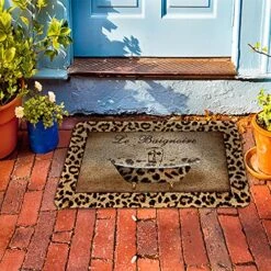 Aomike Durable Non Slip Door Mats Outside Inside Rug - Leopard Spots Bathtub For Living Room/Bathroom/Kitchen/Outdoor Doormat Waterproof And Easy Clean, 18" X 30" 10 Aomike Durable Non Slip Door Mats Outside Inside Rug - Leopard Spots Bathtub For Living Room/Bathroom/Kitchen/Outdoor Doormat Waterproof And Easy Clean, 18" X 30" -Zoo Shop 61RYtZJe4ZS