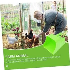 Happyyami Thickened Feed Shovel Pet Feeder Goat Feed Plastic Animals Dog Feeding Spoon Sheep Feed Scoop Cattle Feed Scoop Plastic Rice Shovels Dried Fruit Shovel Multifunctional Shovels Pp -Zoo Shop 61Sgi1W87LL