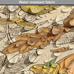 Lunarable Harvest Dog Crate Cover, Happy Thanksgiving Food Pumpkin Tomato Corn Pepper Maple Leaf Acorn Cooking Theme, Easy To Use Pet Kennel Cover For Small Dogs Puppies Kittens, 42 Inch, Multicolor -Zoo Shop 61U7vpWH5jL