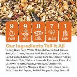 Dr. Harvey's Colossal Cockatiel Blend, All Natural Daily Food For Cockatiels (4 Pounds) -Zoo Shop 61WwvoClSmL