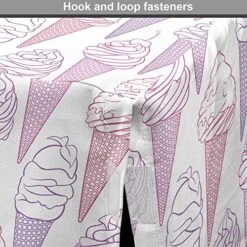 Ambesonne Dessert Dog Crate Cover, Cherry Ice Cream Patterns Summer Foods Frozen Fruits Delicious Art, Easy To Use Pet Kennel Cover For Small Dogs Puppies Kittens, 22 Inch, Lavender Pale Fuchsia -Zoo Shop 61X3NsHDmiL