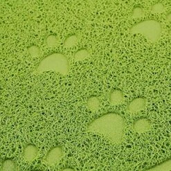 Pet Cat Litter Mat,MUEQU Waterproof Pet Box Mat Food Bowl Mat Cat Litter Trap Mat, Litter Trapper Mat,PVC, 30 X 40 Cm,Easy To Clean (Green) -Zoo Shop 61XhiW21rmL
