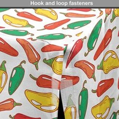 Lunarable Pepper Dog Crate Cover, Vegetarian Food And Vegetables Pattern Exotic Hot Ingredients Mexican Cusine Element, Easy To Use Pet Kennel Cover For Small Dogs Puppies Kittens, 48 Inch, Multicolor -Zoo Shop 61YS8tjW1qL