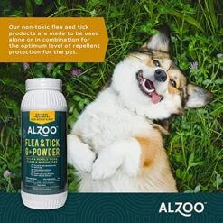 ALZOO Flea & Tick Cat Collar And Flea & Tick G+ Powder, 100% Plant-Based Active Ingredients 7 ALZOO Flea & Tick Cat Collar And Flea & Tick G+ Powder, 100% Plant-Based Active Ingredients -Zoo Shop 61aCAUrinSL