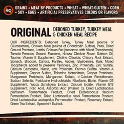 Wellness CORE Grain-Free High-Protein Dry Dog Food, Made In USA With Real Meat & Natural Ingredients, All Breeds, Adult Dogs (Turkey & Chicken, 26-lb) With Nutrients For Immune, Skin, & Coat Support -Zoo Shop 61dNohSAsVL