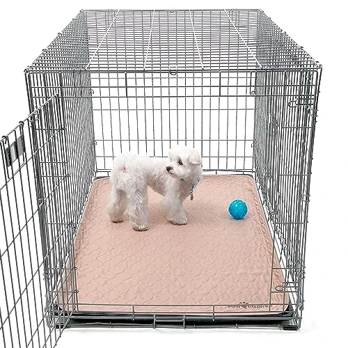 Paw Inspired Washable Pee Pads For Dogs: Crate Series | For Use With 42" Kennels | Reusable, Waterproof Pet Pads For Puppy Training, Whelping, Senior Dogs With Incontinence, And More (41x28, (2 Pack)) 8 Paw Inspired Washable Pee Pads For Dogs: Crate Series | For Use With 42" Kennels | Reusable, Waterproof Pet Pads For Puppy Training, Whelping, Senior Dogs With Incontinence, And More (41x28, (2 Pack)) - Image 6