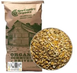 New Country Organics Soy-Free, Corn-Free Layer Feed For Laying Hens, 50 Lbs