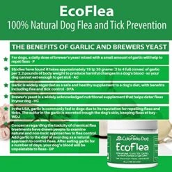 EcoFlea By ColoradoDog - All Natural Chewable Dog Treats For Flea And Tick Treatment And Prevention - 120 Count - No Chemicals, No Mess, No Collars -Zoo Shop 61fuiZlVGlL