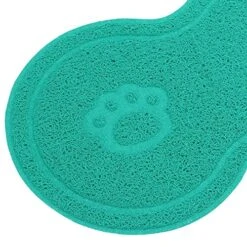 AACARB Pet Food Mat, Waterproof Cat Litter Mat Non-Slip Litter Trapper Mats Pets Accessories Dish Bowl Food Feed Mat Eliminates Litter Tracking -Zoo Shop 61gPd8UgFzL