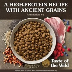 Taste Of The Wild Ancient Wetlands Canine Recipe With Roasted Fowl And Ancient Grains 28lb -Zoo Shop 61i7sFDaXiL