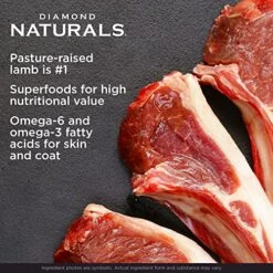 Diamond Naturals Small Breed Dog Real Lamb Recipe Premium Dry Dog Food, 18 Lb -Zoo Shop 61jaeURJc5L