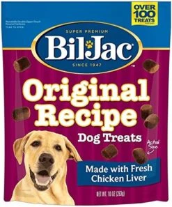 Bil-Jac Dog Treats - Original Recipe Chicken Liver Soft Puppy Training Treat Rewards, 20oz Resealable Double Zipper Pouch (2-Pack) -Zoo Shop 61kzfw5Om1L. AC