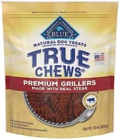 Blue Buffalo True Chews Premium Grillers Natural Dog Treats, Steak 30 Oz Bag -Zoo Shop 61pfgXZYyiL. AC