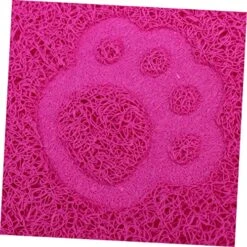 Ipetboom Cat Litter Box Floor Rose Clean With Trapper Easy Placemat Multi- Mats For Puppy Food Grey Inches Mat Dog Scatter And Anti- Dish Kitten Pet Mesh Control Litter Pad Non- Cat Litter Mat -Zoo Shop 61rcell7HyL