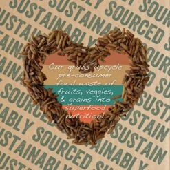 Scratch And Peck Feeds Cluckin’ Good Grubs For Chickens - Sustainably Grown In North America - Natural High Protein, Calcium Dense - Dried Black Soldier Fly Larvae Bird Treats - 8-lbs. -Zoo Shop 61ubDpNnmDL