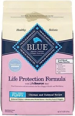 Blue Buffalo Life Protection Formula Natural Puppy Small Breed Dry Dog Food, Chicken And Oatmeal 5-lb Trial Size Bag -Zoo Shop 61zpWkqpJsL. AC